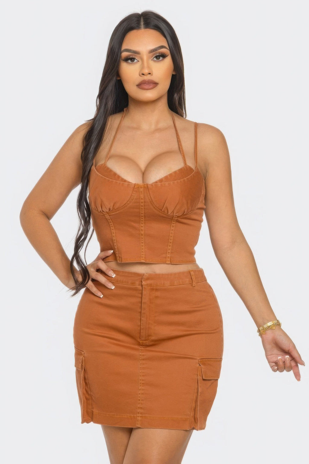 "Try Again" Skirt Set